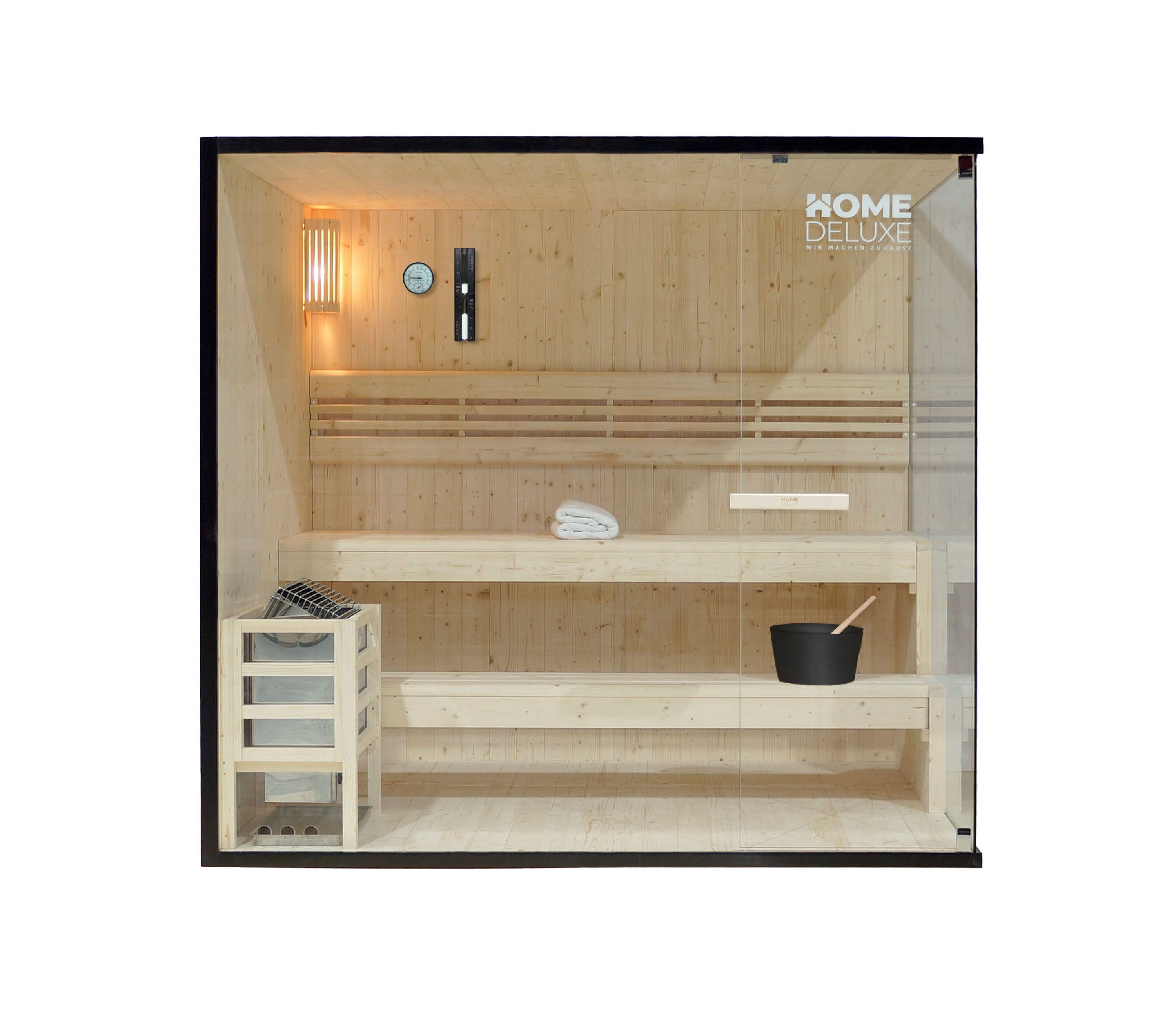 Home Deluxe Traditionelle Sauna SHADOW - XL 