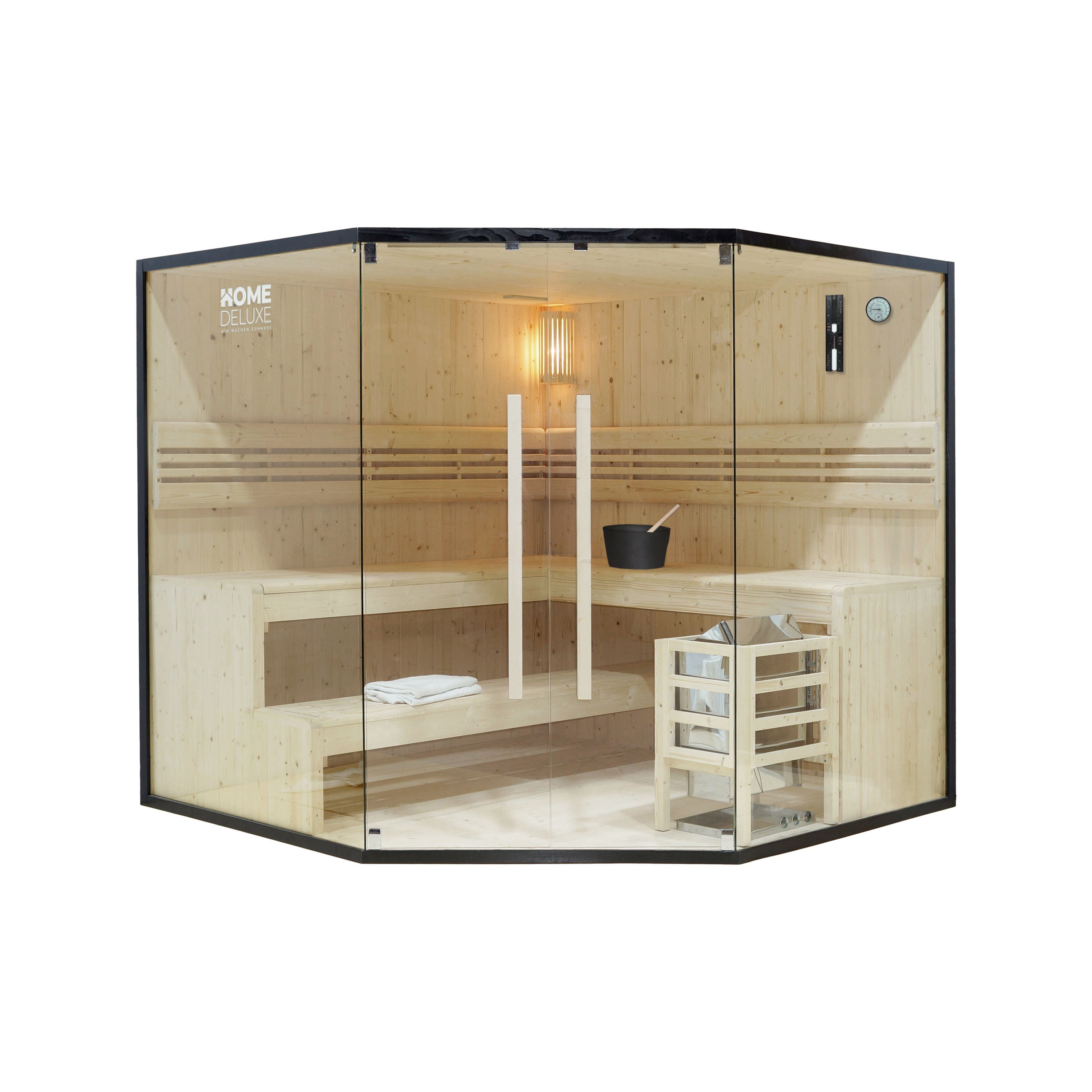 Home Deluxe Traditionelle Sauna SHADOW - XL BIG 