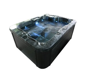 Home Deluxe Outdoor Whirlpool  BLACK MARBLE PURE 