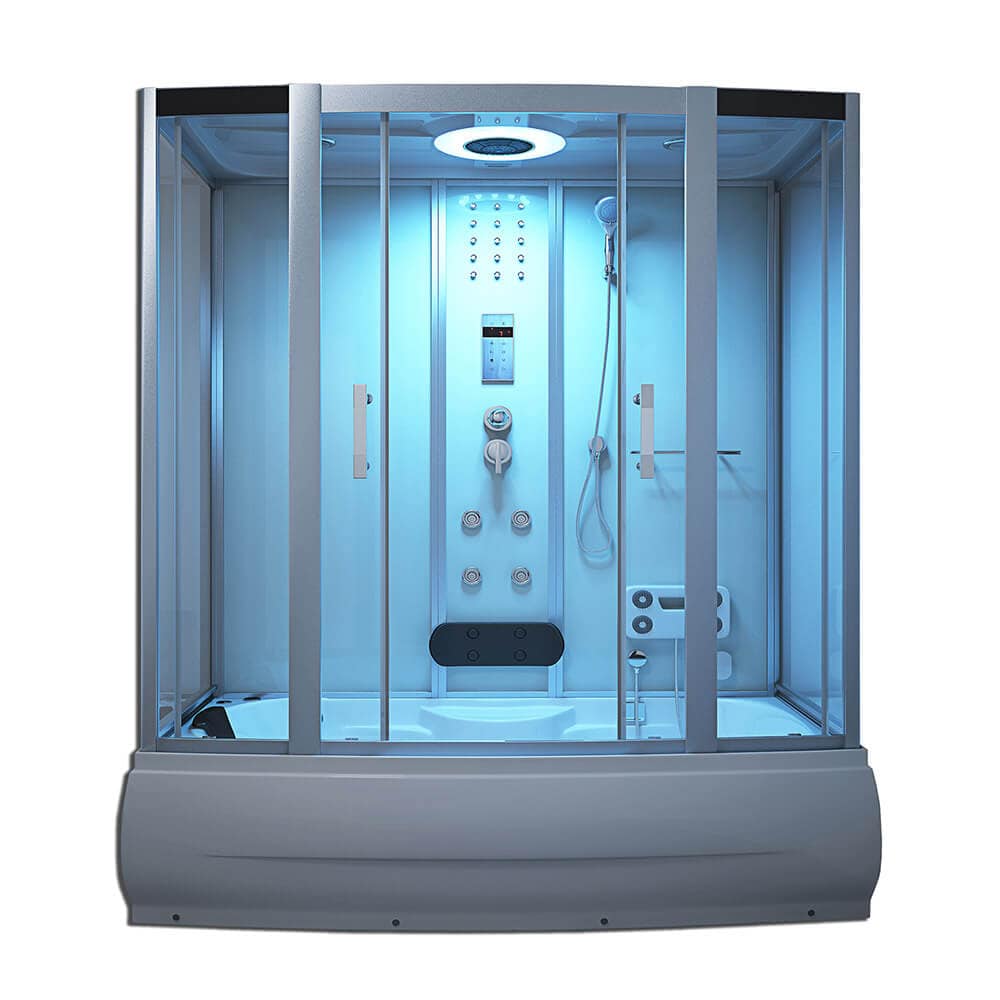 Home Deluxe Dampfdusche DIAMOND BIG -wei&szlig; 