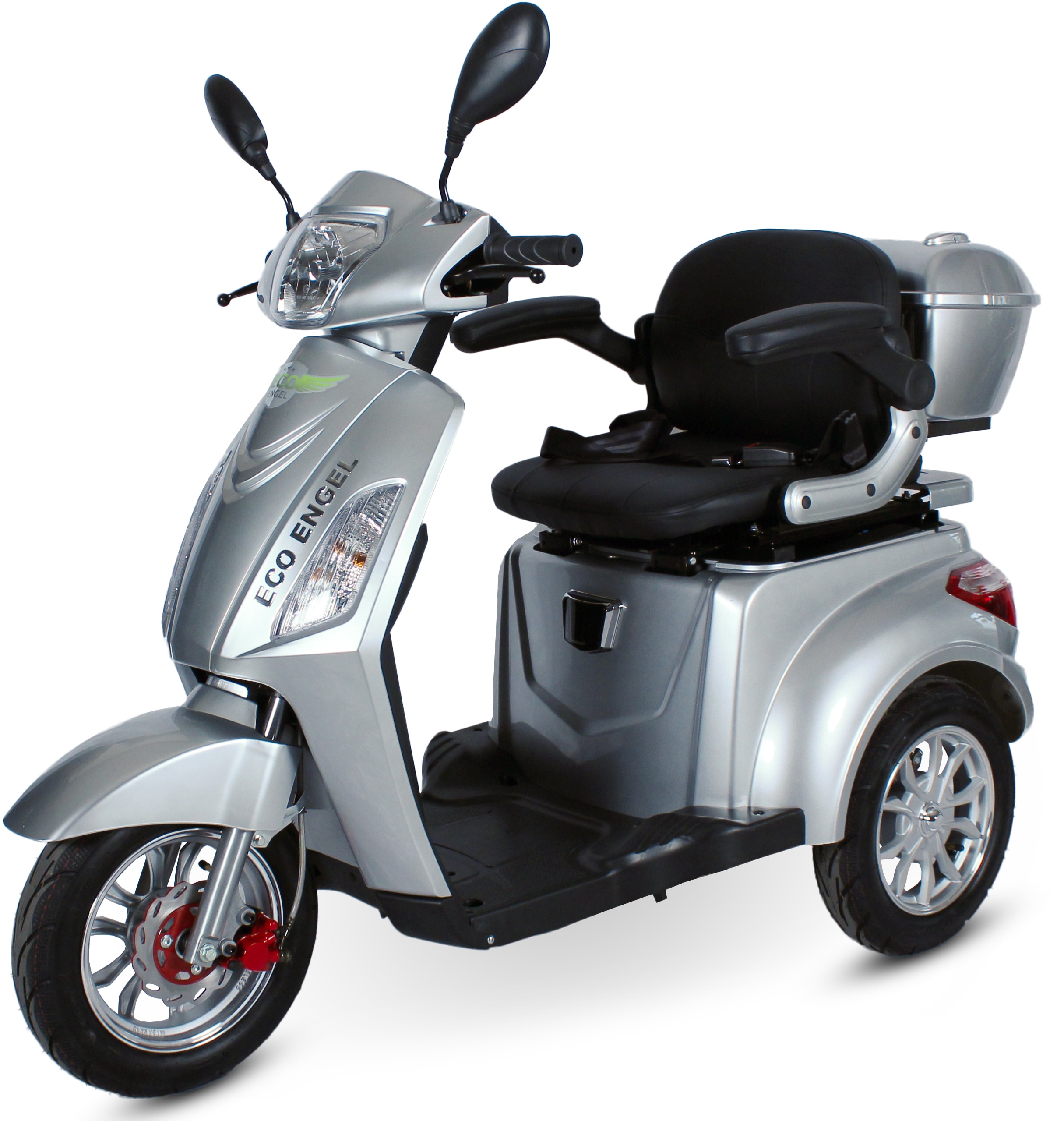 ECO ENGEL 500 Silber, 1000 Watt, 25 km/h, Elektromobil f&uuml;r Senioren, 3 Rad Scooter 