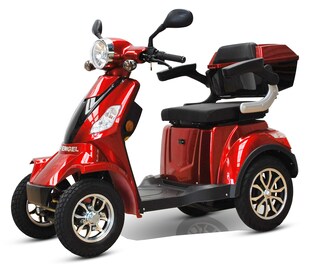 ECO ENGEL 510 E-Scooter 4 Räder  25 km/h Seniorenmobil, Rot - versch. Farben 