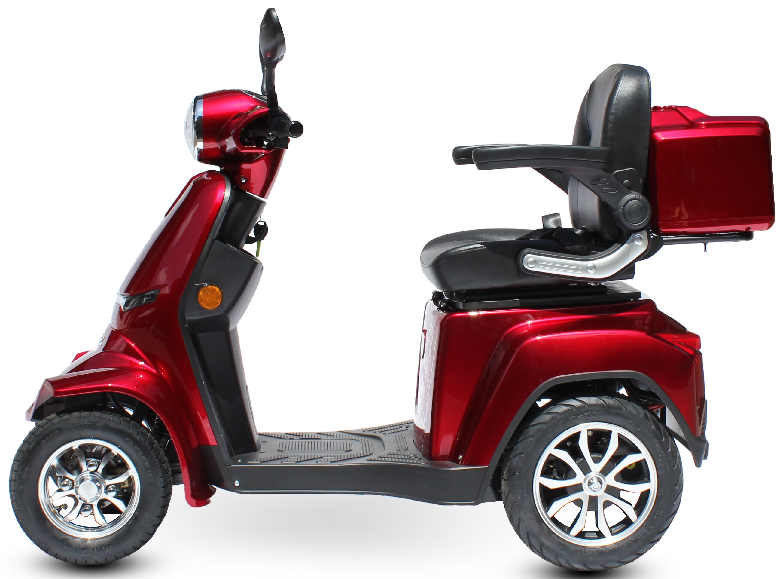 ECO ENGEL 510 V.2 Rot, 25 km/h Elektromobil / 4 R&auml;der / 1000 Watt 