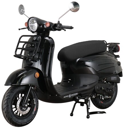 bestellen Alpha Adria 45 Motors km/h Marktkauf EURO bei schwarz ccm 5 online Motorroller 50