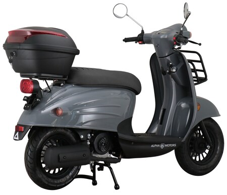 Alpha Motors Motorroller Adria 50 ccm 45 km/h EURO 5 grau inkl. Topcase bei  Marktkauf online bestellen