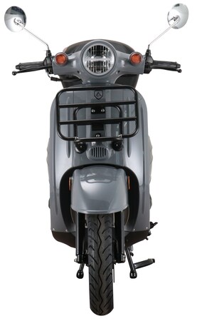 Motorroller Motors 50 Marktkauf 5 EURO Adria Alpha 45 bei grau ccm km/h bestellen online Topcase inkl.