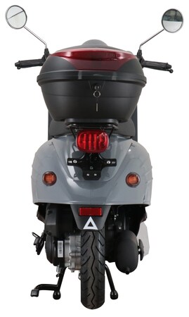 Alpha Motors Motorroller Adria 50 Topcase bei 45 EURO online bestellen Marktkauf 5 ccm km/h inkl. grau