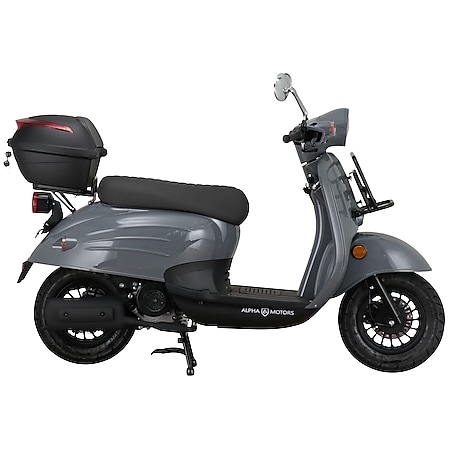 Alpha Motors Motorroller Adria 50 ccm 45 km/h EURO 5 grau inkl. Topcase bei  Marktkauf online bestellen