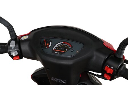 online Motorroller inkl. EURO Topcase CityLeader schwarz 50 Alpha 5 kmh 45 ccm Motors Marktkauf bei bestellen