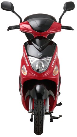 bei EURO 50 Motorroller online kmh ccm bestellen CityLeader Motors Marktkauf 5 inkl. 45 rot Topcase Alpha