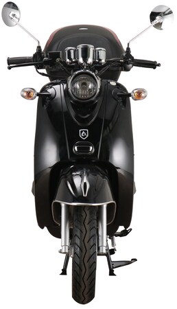 bei Motorroller Motors Venus online EURO Marktkauf bestellen km/h inkl. 50 ccm Topcase 5 Alpha 45 schwarz