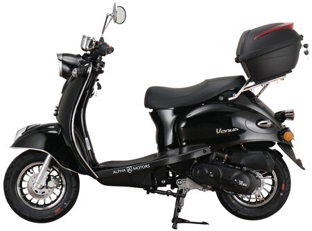 Alpha Motors Motorroller Venus online Topcase inkl. bei 50 ccm schwarz km/h EURO 45 bestellen 5 Marktkauf