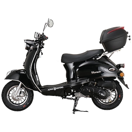 Alpha Motors Motorroller Venus 50 ccm 45 km/h EURO 5 schwarz inkl. Topcase  bei Marktkauf online bestellen