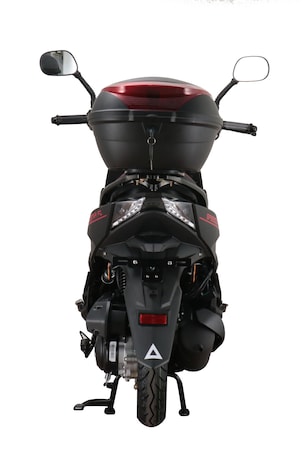 Alpha Motors online 50 EURO bei ccm 5 Topcase mattschwarz Speedstar km/h FI Motorroller inkl. Marktkauf 45 bestellen
