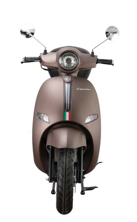 Topcase Alpha Marktkauf bei mattbraun EURO Cappucino 5 50 45 km/h bestellen online Motorroller Motors ccm inkl.