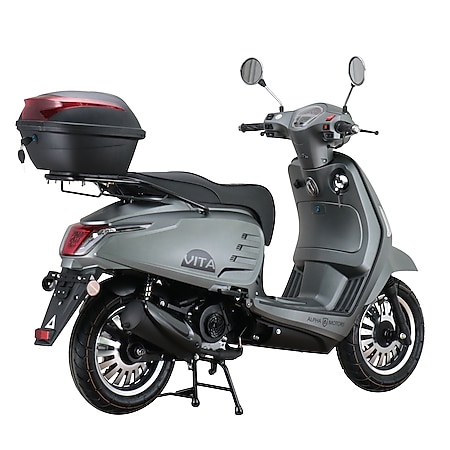 Alpha Motors Motorroller Vita 50 ccm 45 km/h EURO 5 mattgrau inkl. Topcase  bei Marktkauf online bestellen