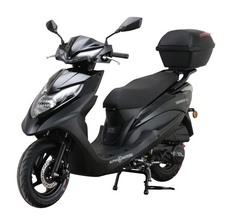 Marktkauf km/h online bei 85 EURO schwarz Topcase Motorroller inkl. 5 ccm bestellen Alpha 125 Motors Topdrive