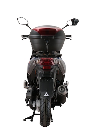 Marktkauf EURO 5 ccm online 50 Motorroller Topcase bei Alpha bestellen blau-grau Motors FI 45 Mustang inkl. kmh