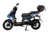 kmh bei Alpha 50 bestellen Motorroller Marktkauf inkl. blau-grau 45 FI Motors online EURO 5 Topcase Mustang ccm