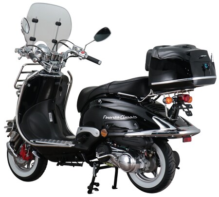 online Motorroller kmh Retro EURO bei Firenze ccm 125 85 schwarz Alpha Marktkauf Classic Motors bestellen 5