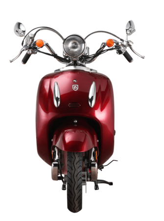 Retro Motorroller EURO Firenze weinrot Motors 125 ccm bestellen Marktkauf km/h bei 5 online Alpha 85