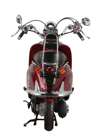 Alpha Motors Motorroller Marktkauf ccm Retro km/h 5 bei bestellen EURO Firenze 125 online 85 weinrot