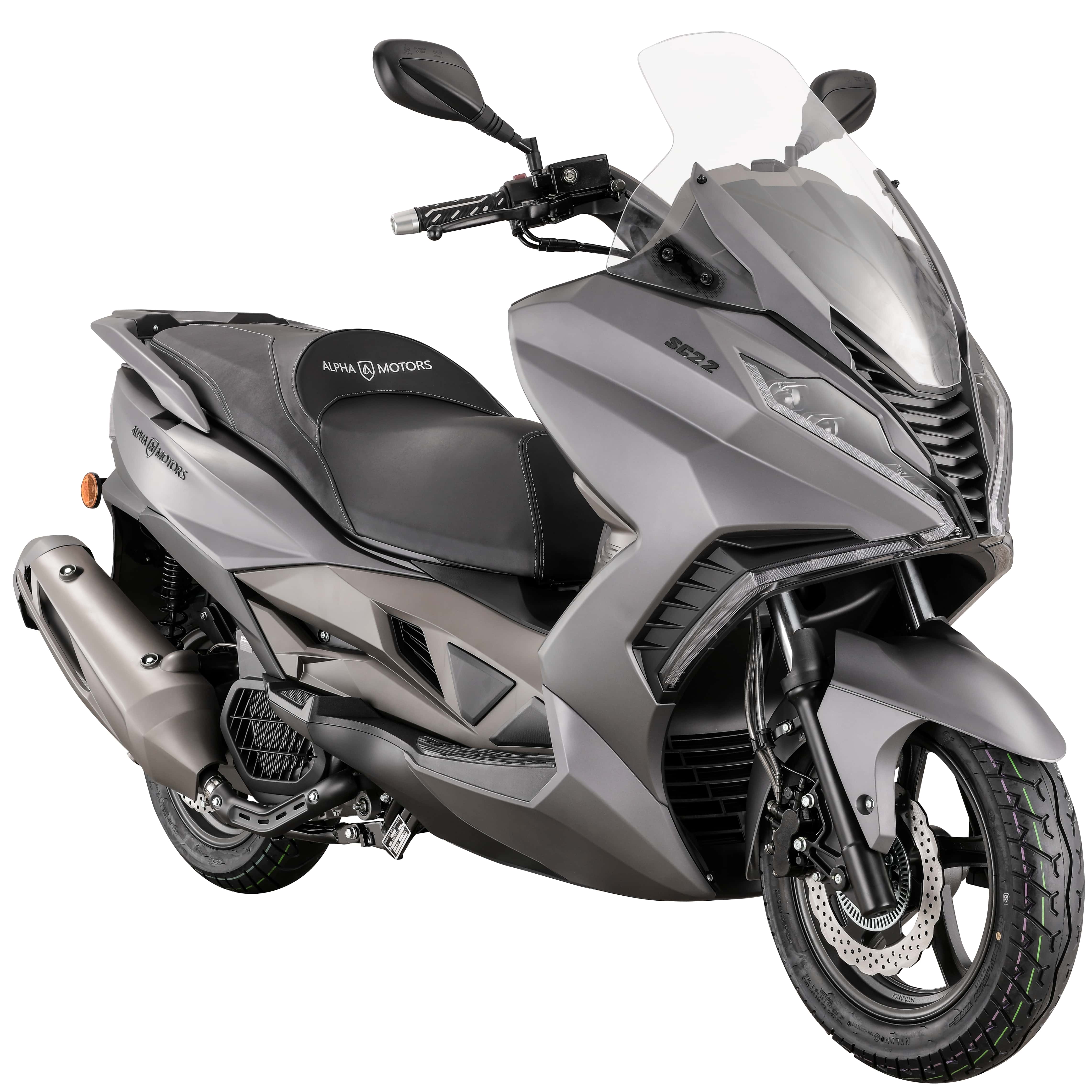 Alpha Motors Motorroller Sport Cruiser 22 125 ccm 95 km/h EURO 5 grau 