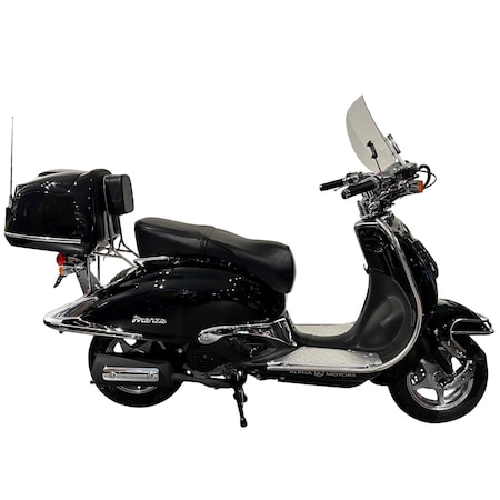 Retro 125 schwarz bei Alpha EURO Limited Motorroller bestellen online Firenze ccm 85 Motors 5 km/h Marktkauf