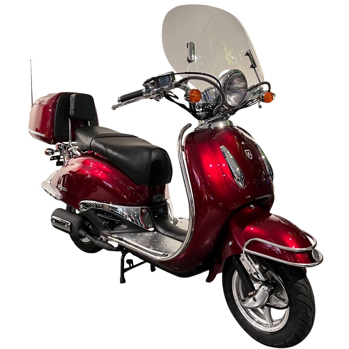 Alpha Motors Motorroller Retro Firenze Limited 125 ccm 85 km/h EURO 5+ weinrot