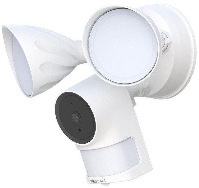 F41 ist eine Flutlichtkamera mit Bewegungsmelder, integrierter Beleuchtung und Sicherheitssirene, sehr guter Nachtsicht, Zwei-Wege-Audio, 4 MP Auflösung, Dualband-WLAN oder Netzwerkkabel, KI-Erkennung für Menschen und mehr.