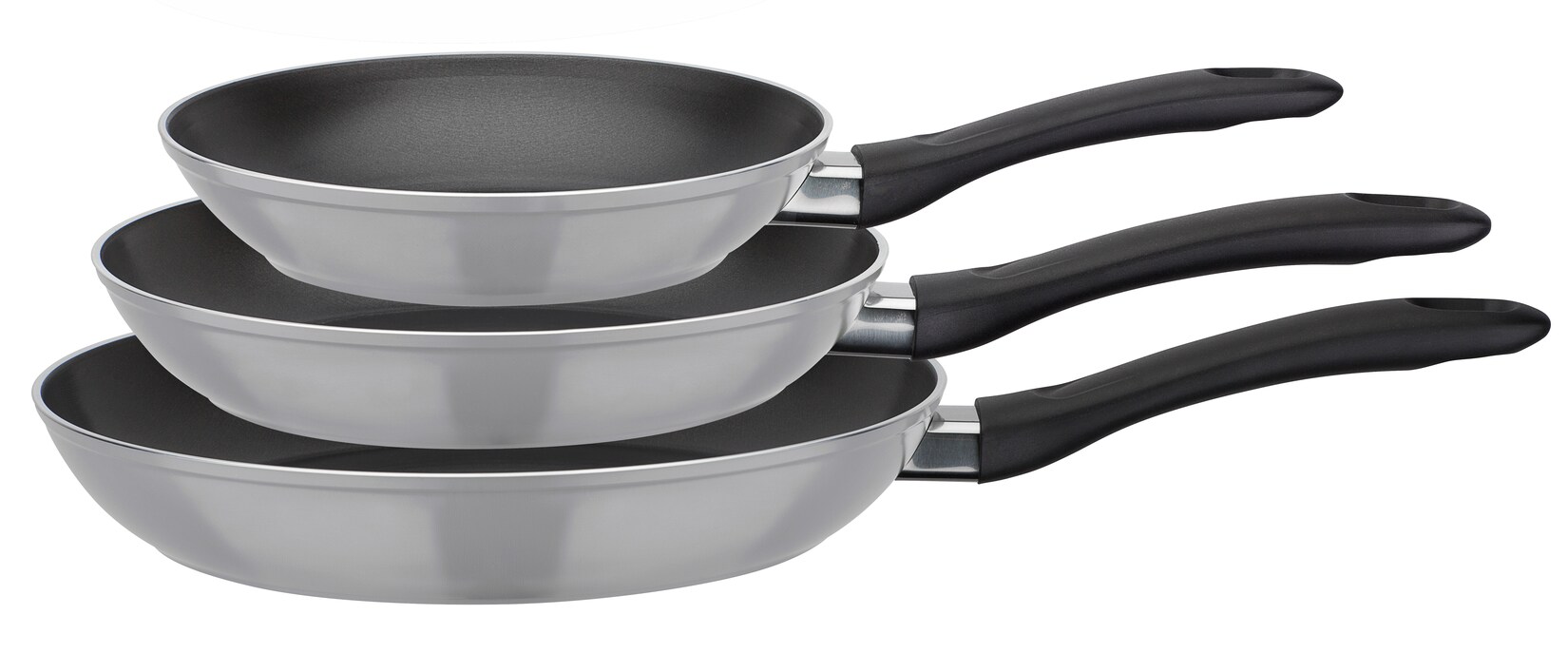 Pfannen-Set Nova 3-tlg. grau