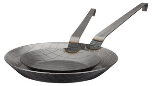 Pfannen-Set Gastro traditionell Eisen geschmiedet 2-tlg. 