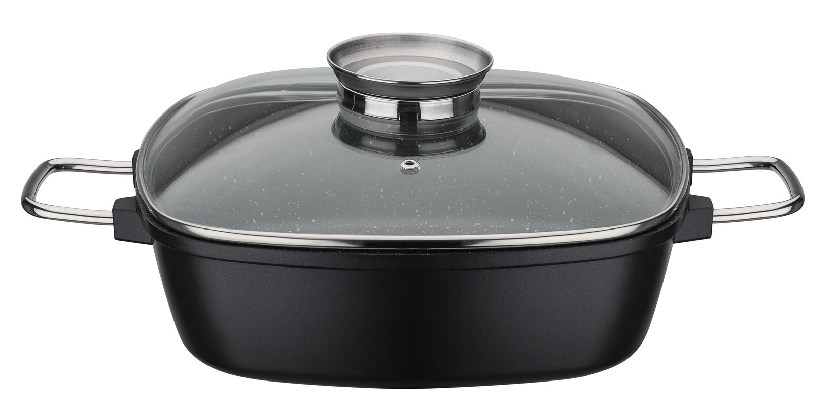 Viereckbräter Gourmet Granit 28x28cm