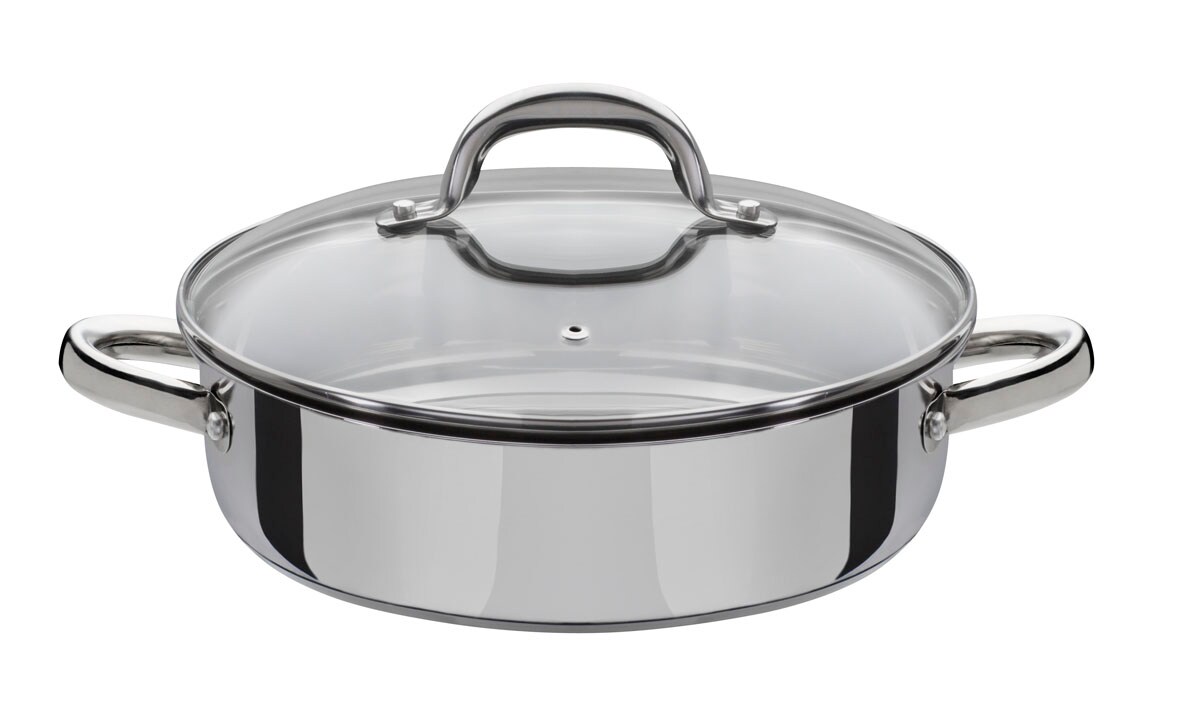 GSW Servierpfanne "Montreal" Edelstahl 1 Stk. tlg. Induktion, 24 cm