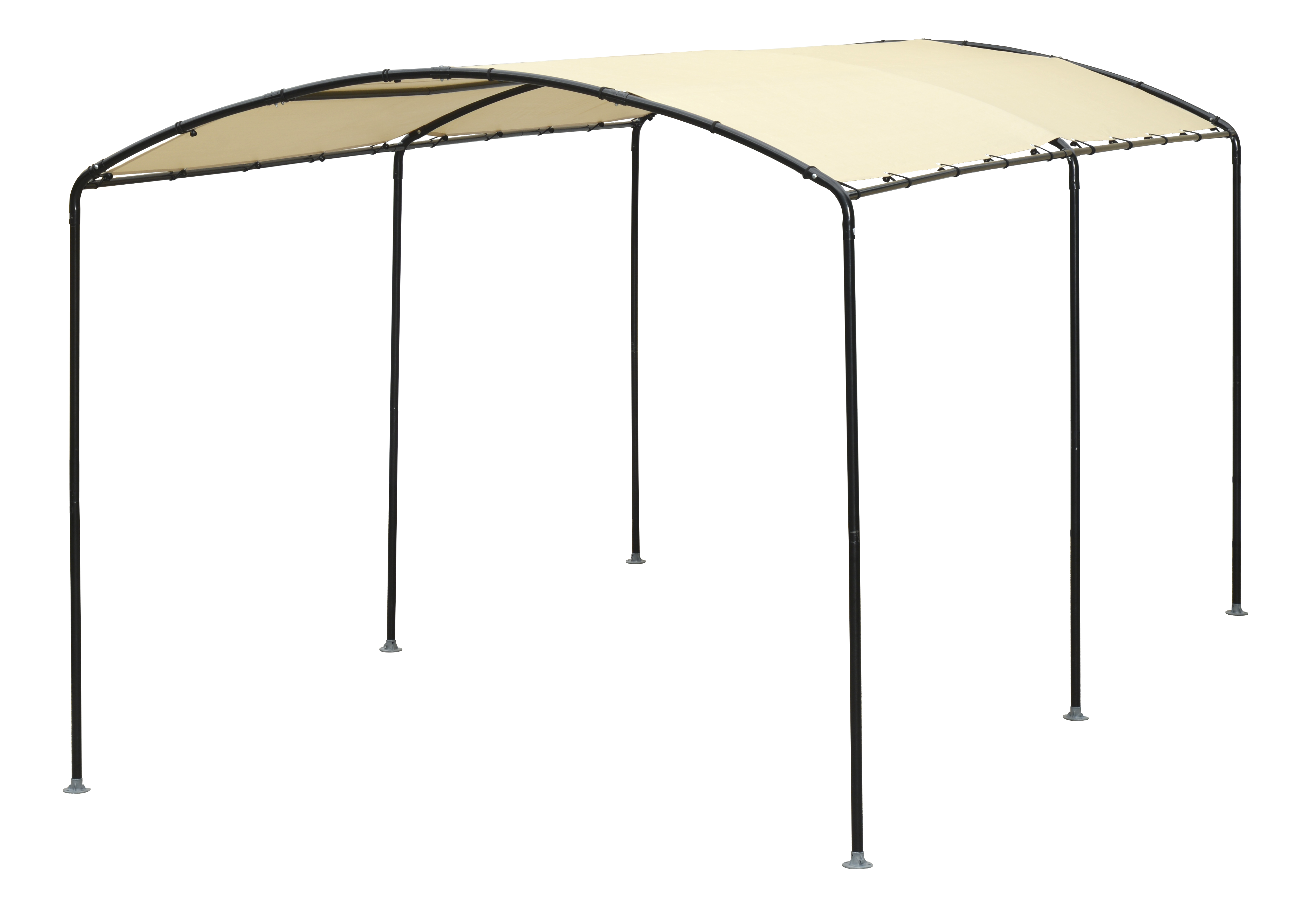 ShelterLogic Folien Carport Garage sand 490x270x240 cm 