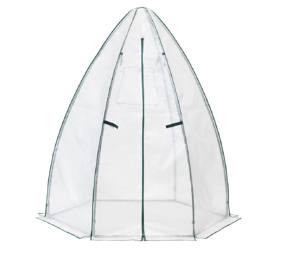 Westmann Foliengew&auml;chshaus Winterzelt wei&szlig; 160x183 cm 