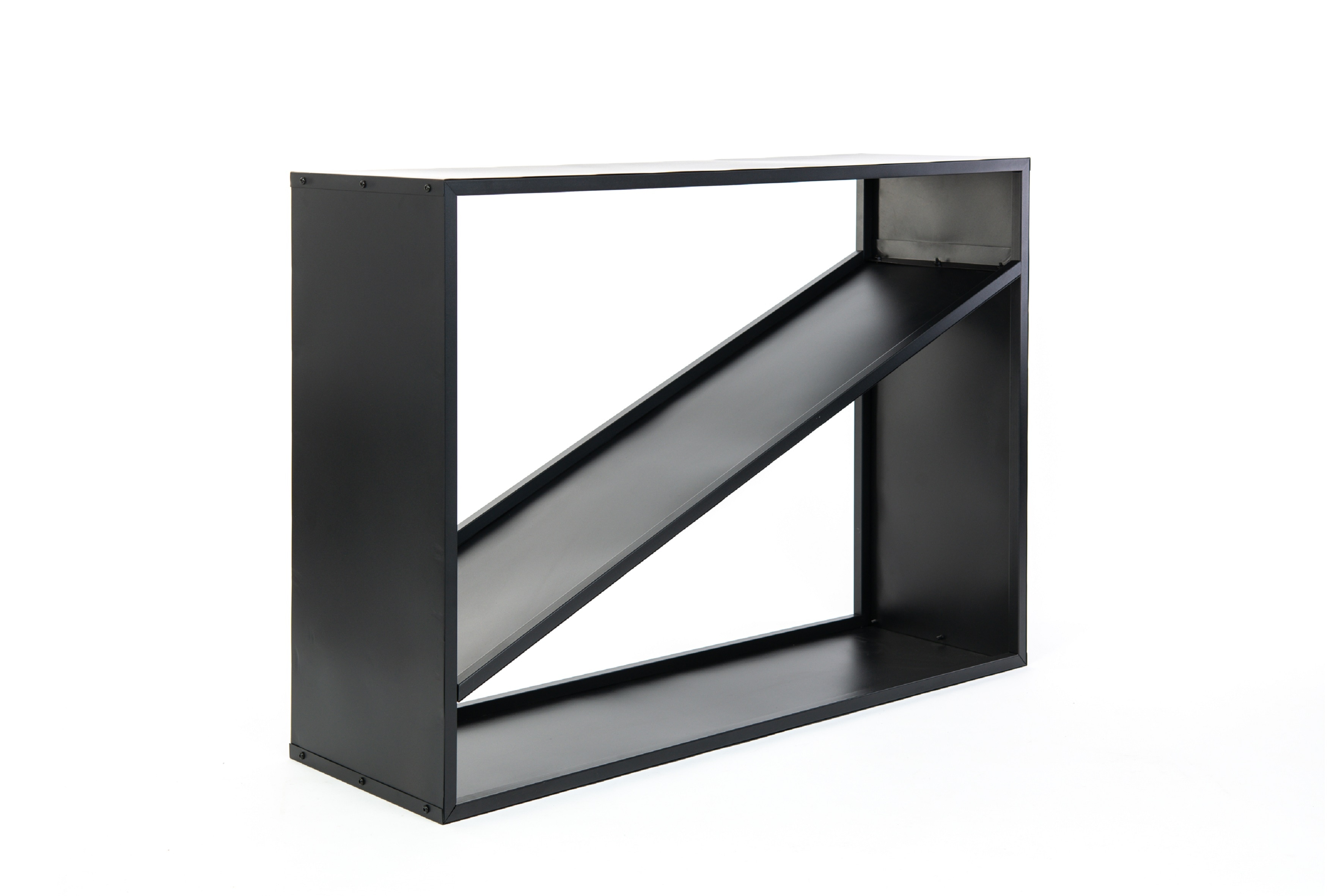 Westmann Stahl Kaminholzregal Holzlager schwarz 115x35x80 cm 