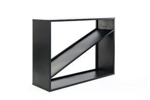 Westmann Stahl Kaminholzregal Holzlager schwarz 115x35x80 cm 