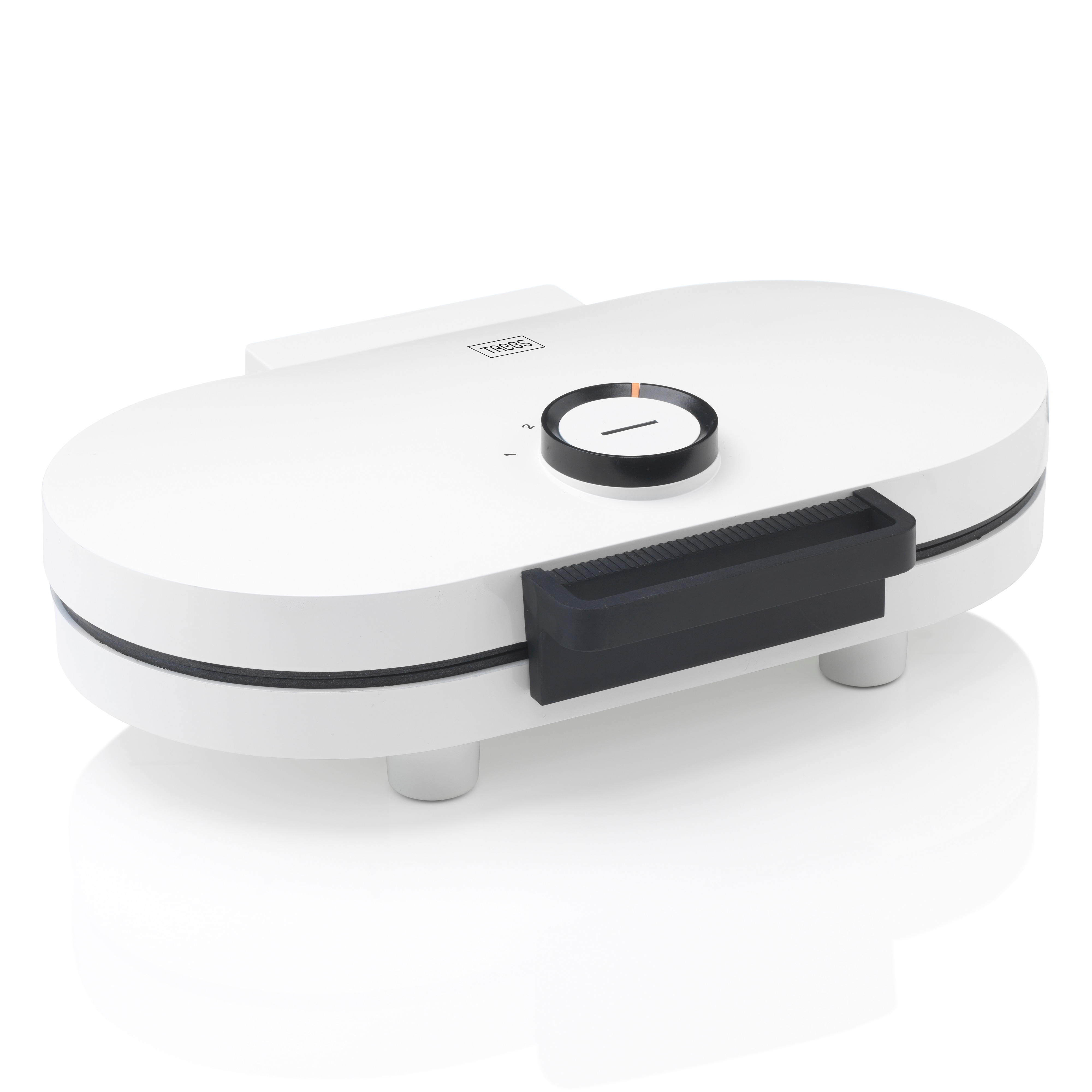 Trebs 13120 - Doppelherzwaffeleisen - Wei&szlig; 