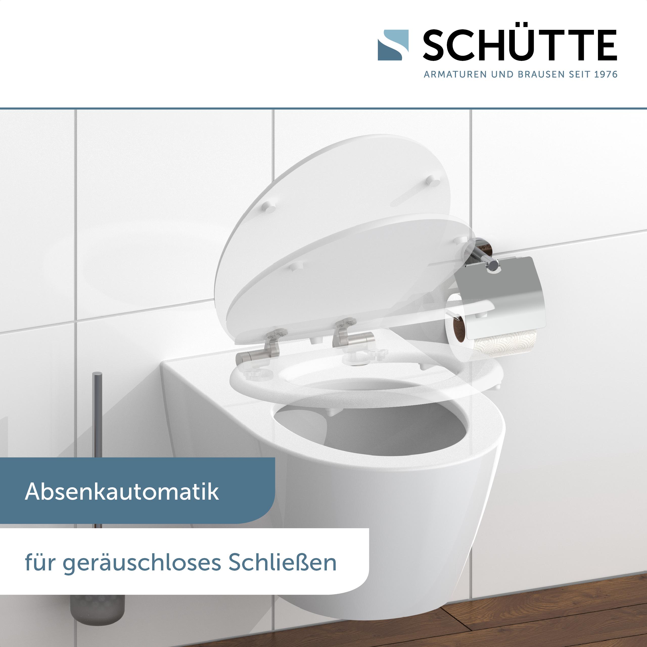 Schütte MDF WC Sitz SPIRIT WHITE, Toilettendeckel mit Absenkautomatik bei Marktkauf online bestellen