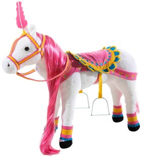 Heunec KARUSSELLPFERD weiß mit Sound 75 cm 