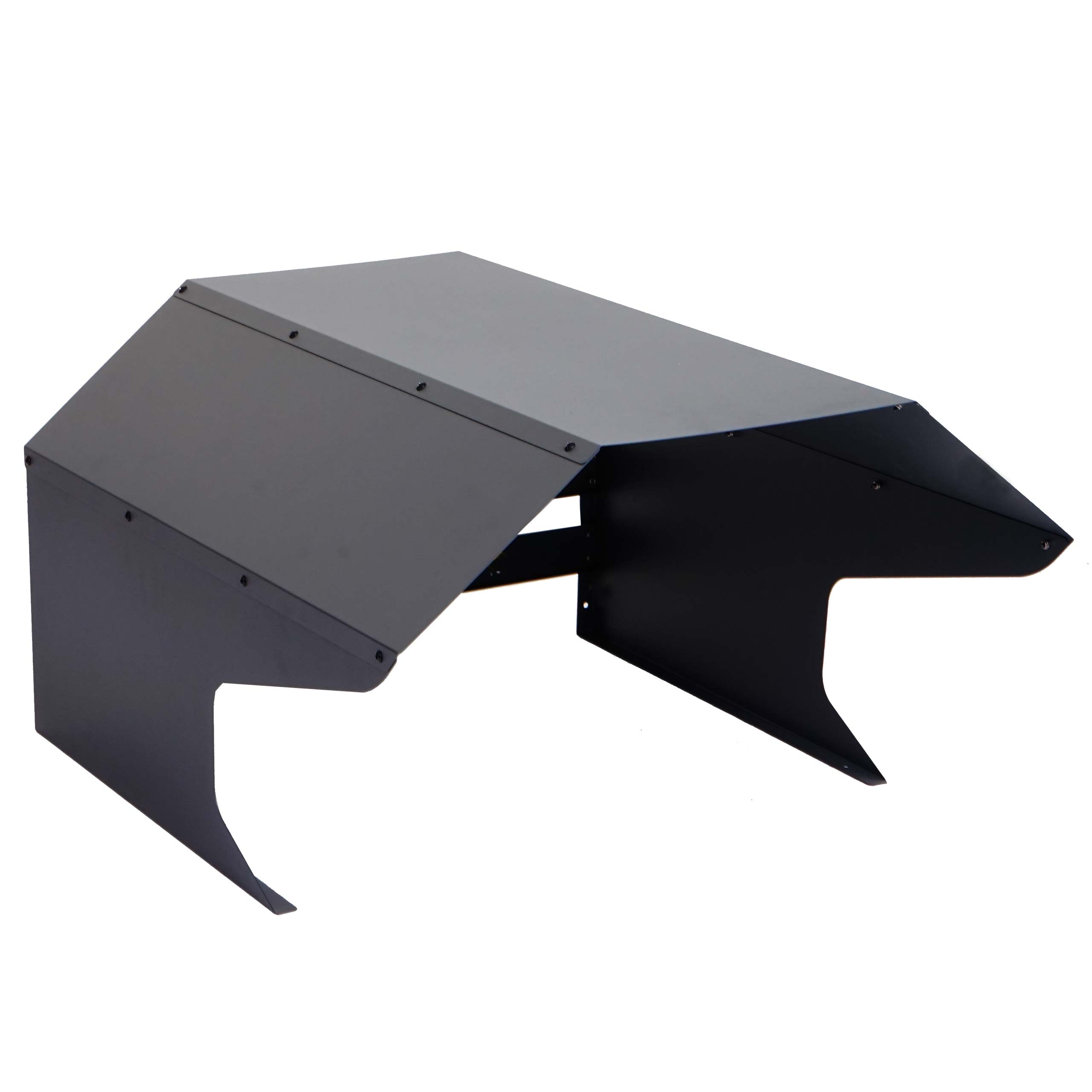 M&auml;hroboter-Garage MCW-L43, Dach Unterstand f&uuml;r Rasenm&auml;her, Metall 40x59x69cm ~ anthrazit 