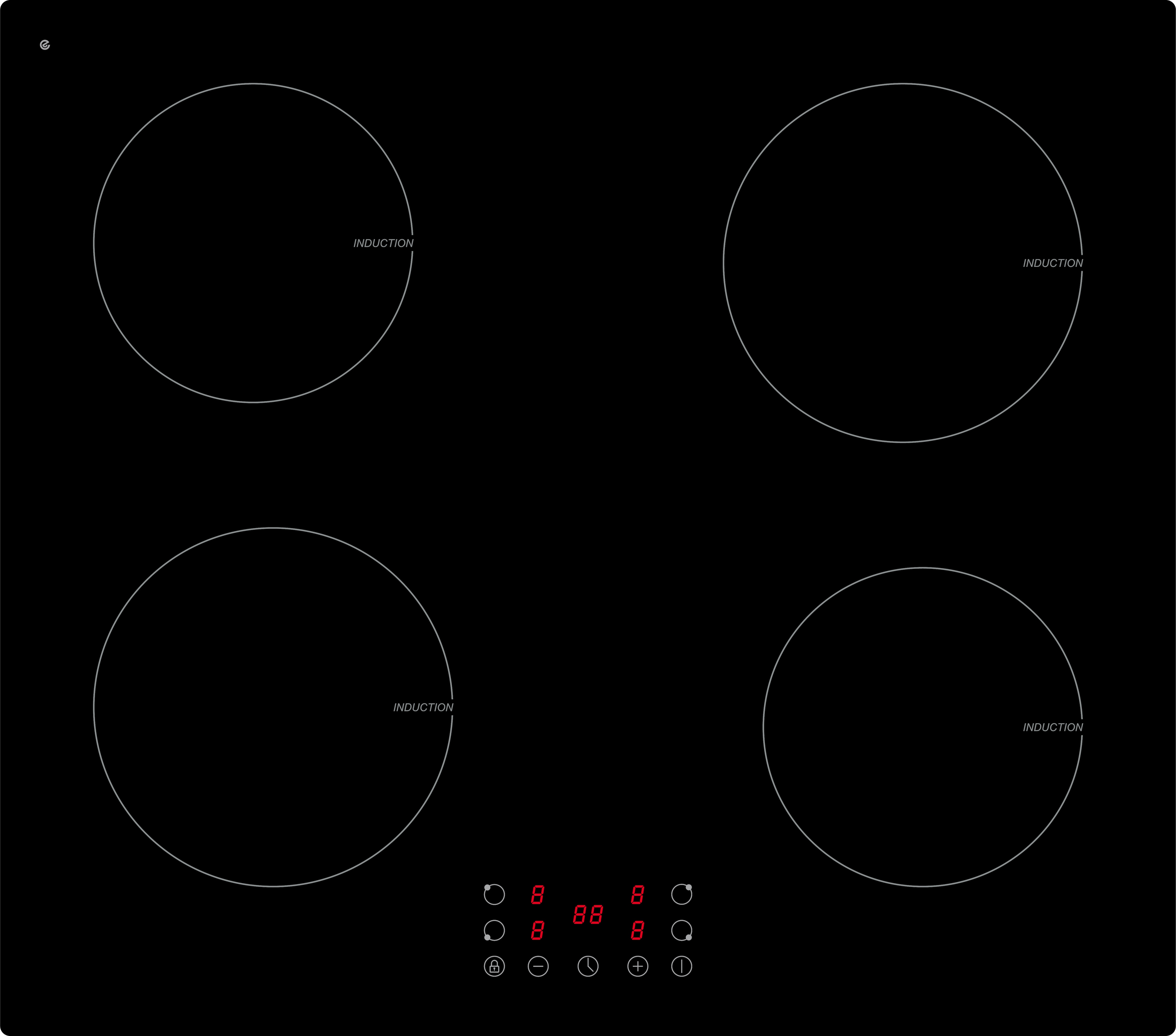 PKM Induktionskochfeld IF4-G 
