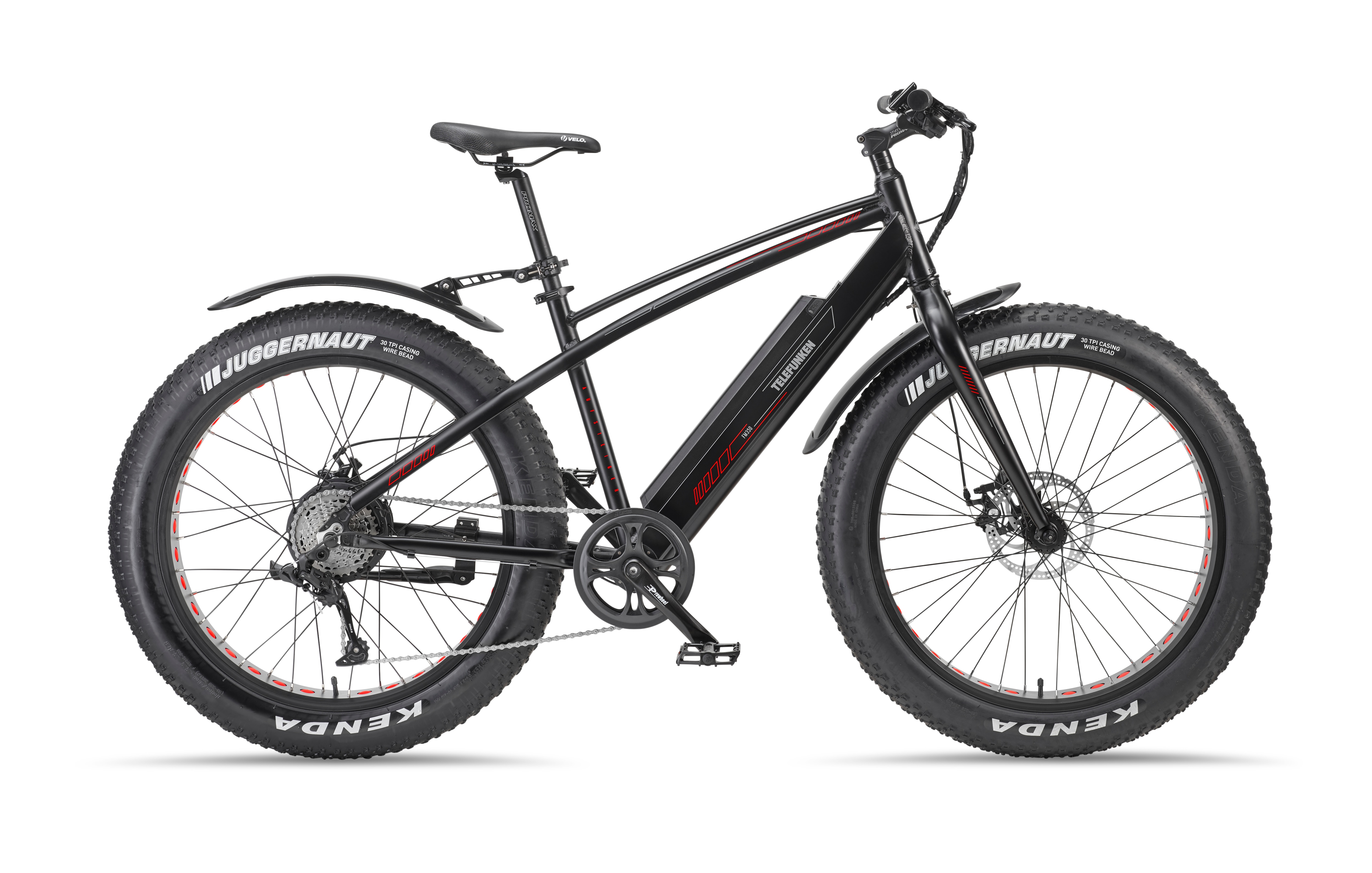 TELEFUNKEN FM350 26" FATBIKE SCHWARZ 