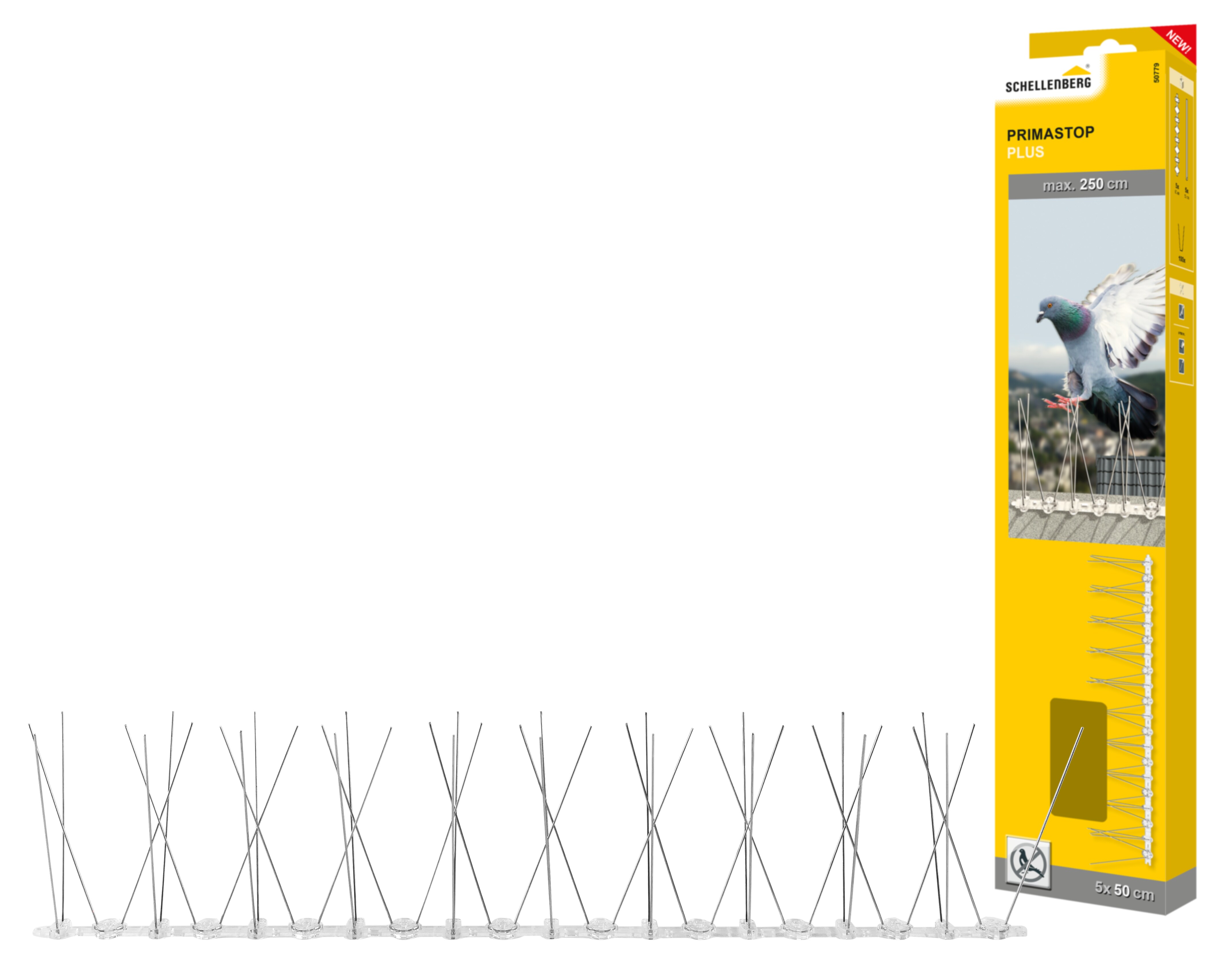 Schellenberg Vogelabwehr-Set PLUS Edelstahl 