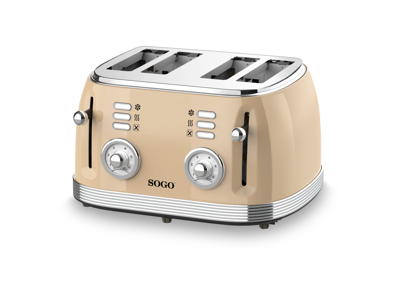 RETRO Serie Toaster beige