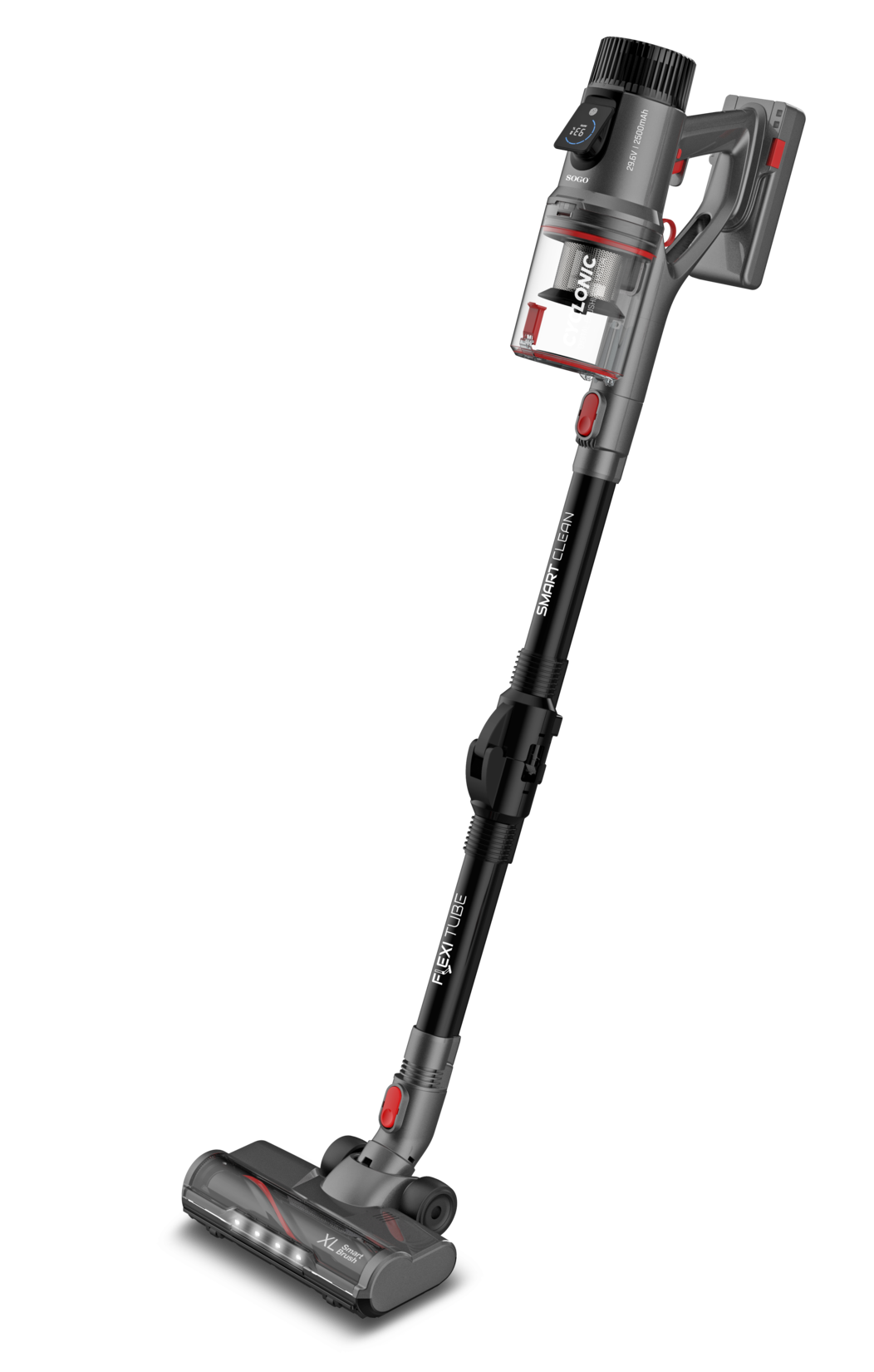 SOGO Akku-Staubsauger 2-in-1 Smart Technologie
