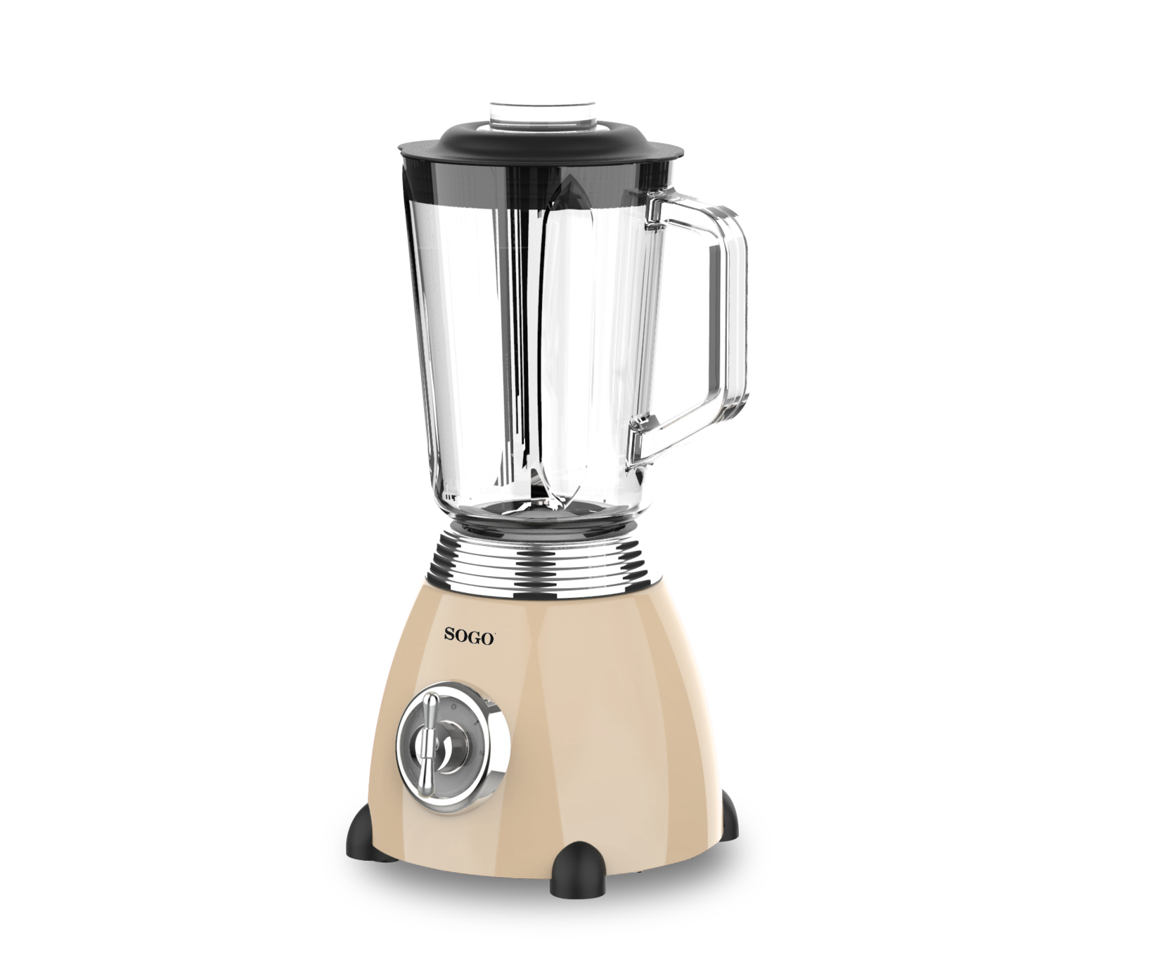 RETRO REIHE GLAS-STANDMIXER beige  KAPAZITÄT