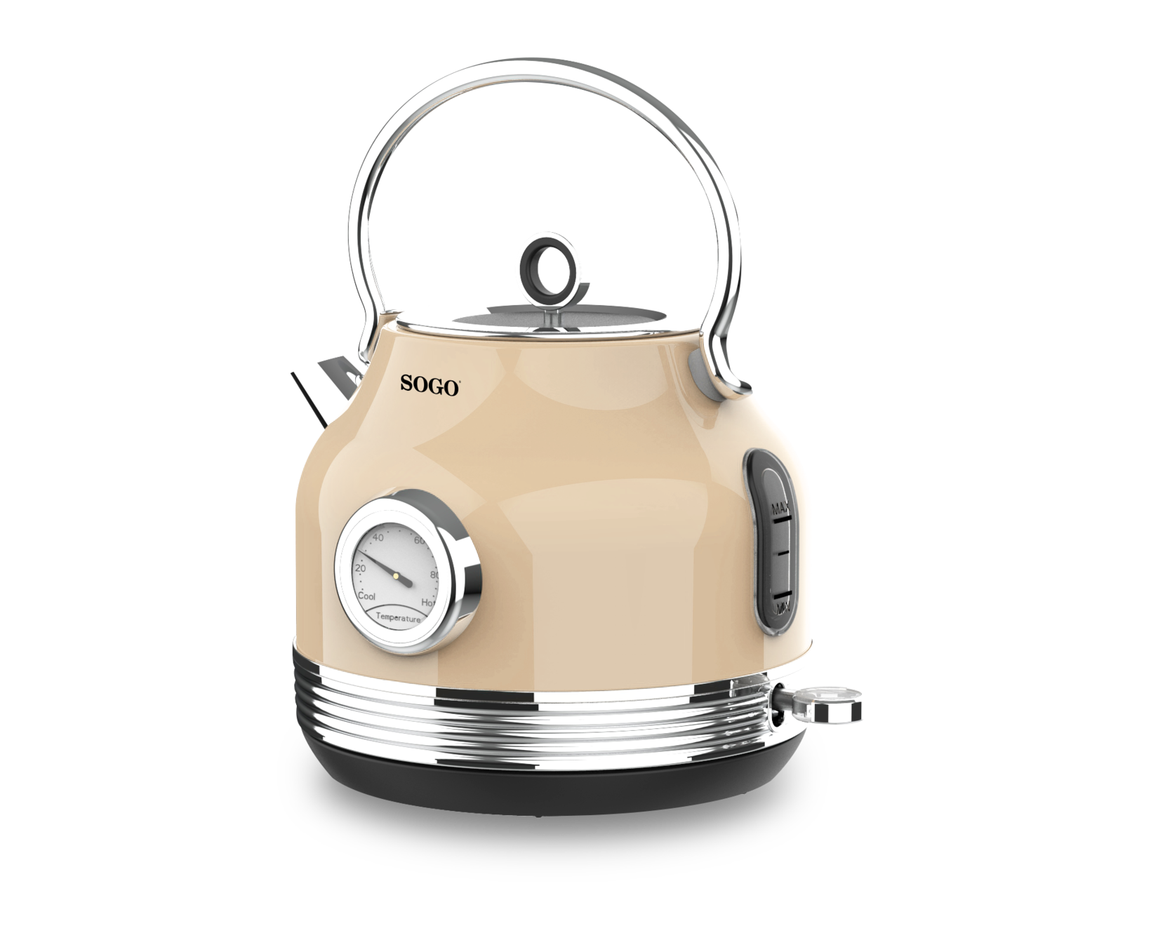 RETRO Serie Wasserkocher beige  Kapazität