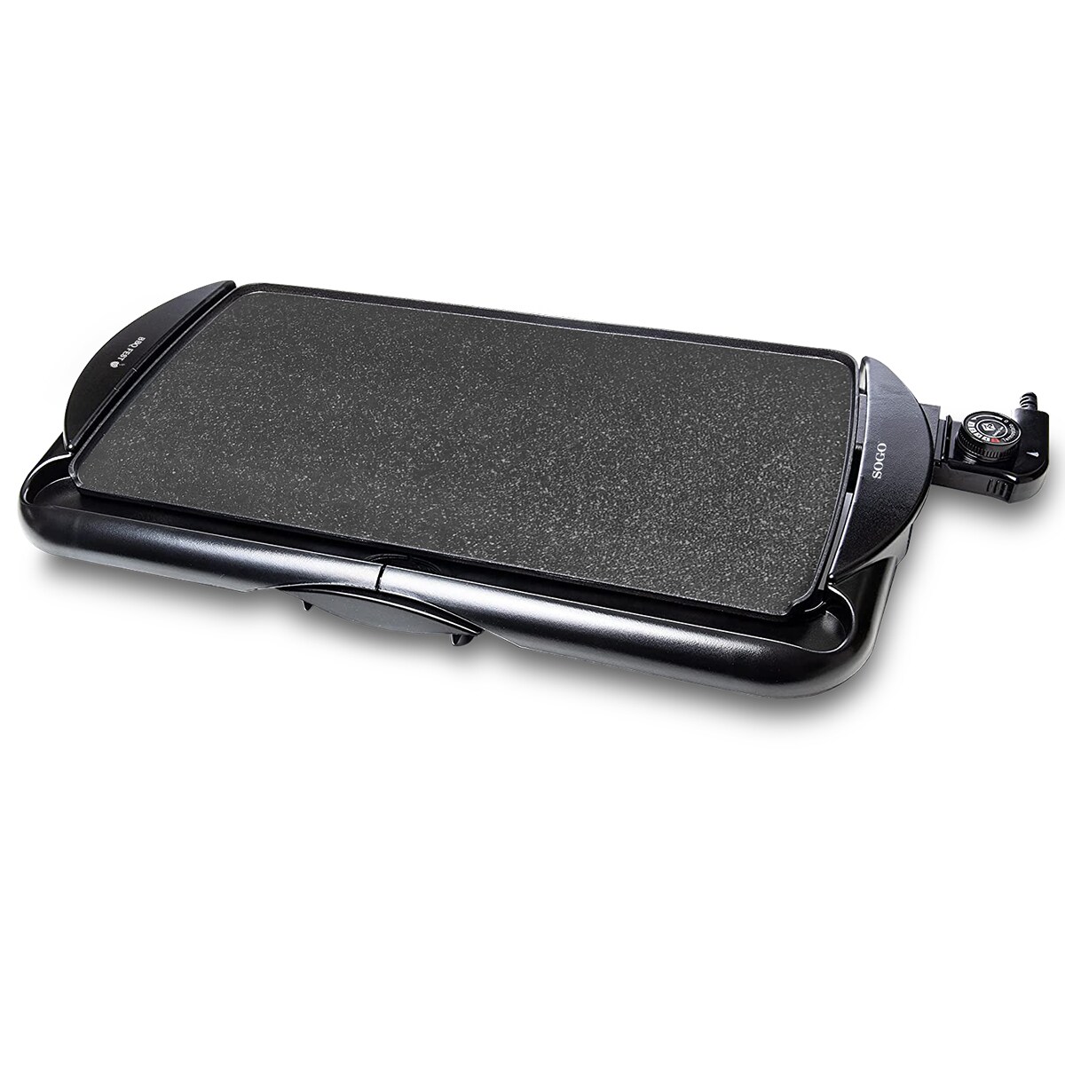 Elektrischer Tischgrill mit Stone-Finish-Beschichtung - 48x26cm - 2000W